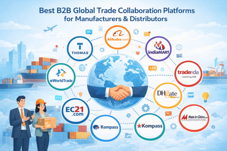 Best B2B Global Trade Collaboration Platforms for Manufacturers & Distributors