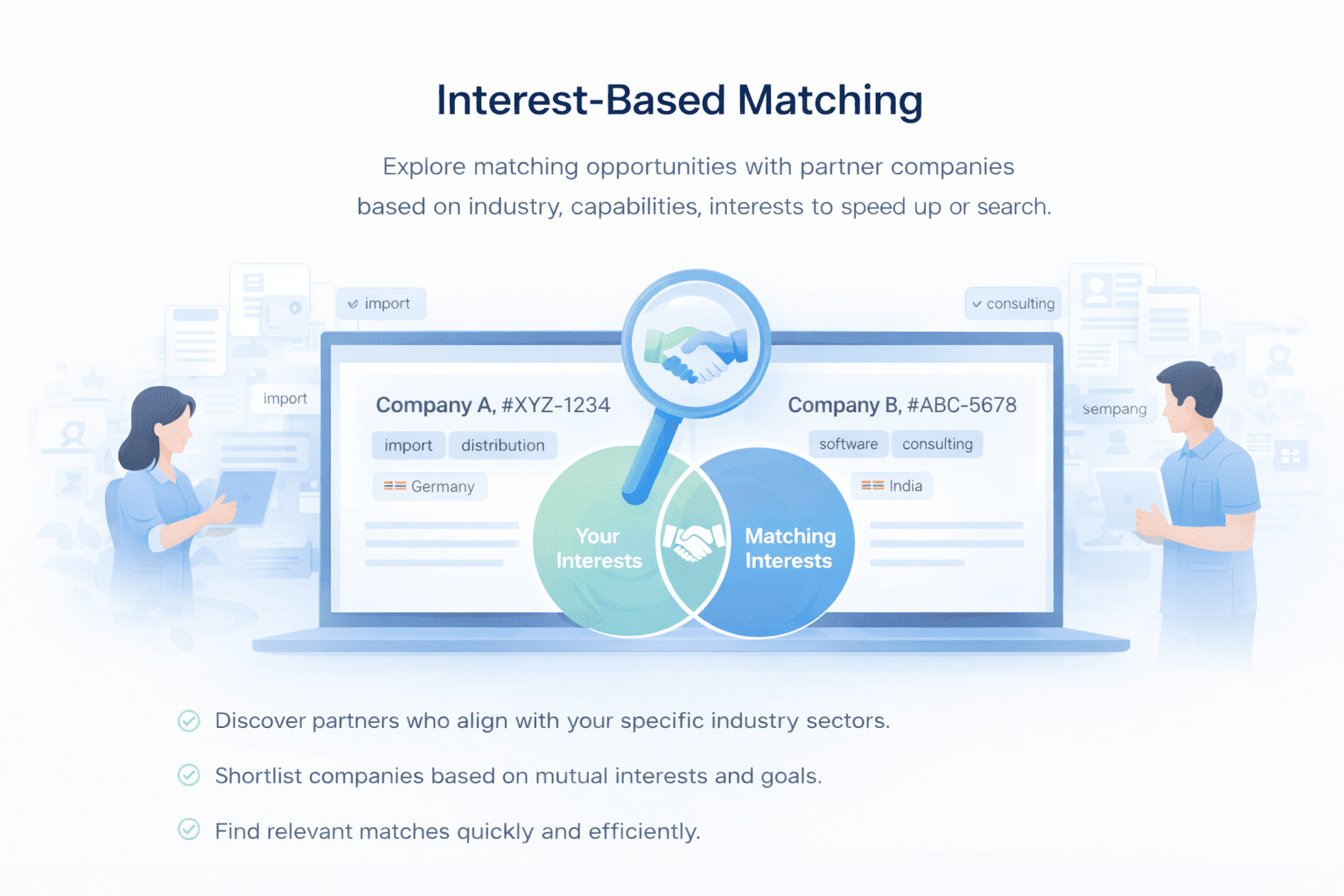 Matching System Screenshot