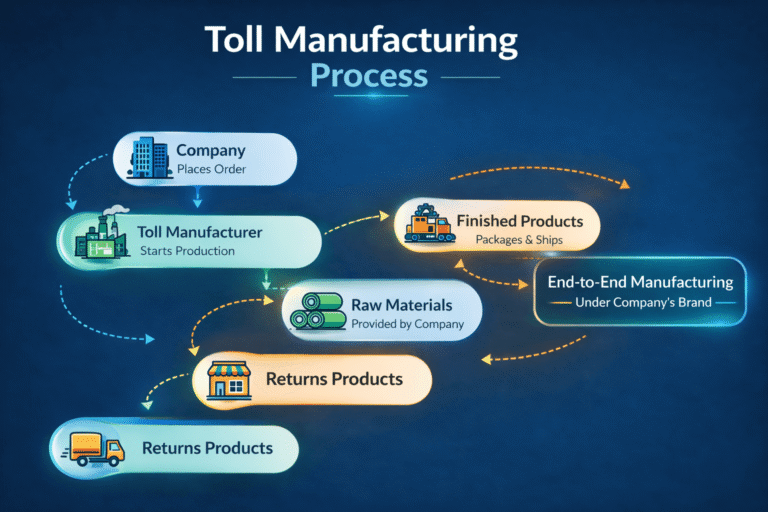 Toll manufacturing process stages