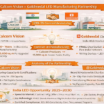 Calcom Goldmedal LED partnership in India