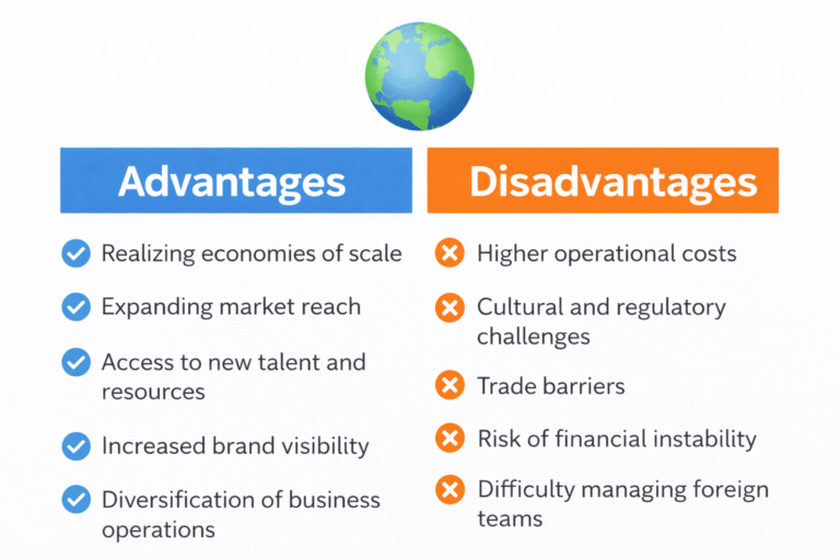 Global expansion pros and cons