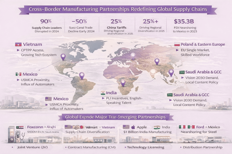 Global manufacturing partnerships and trends
