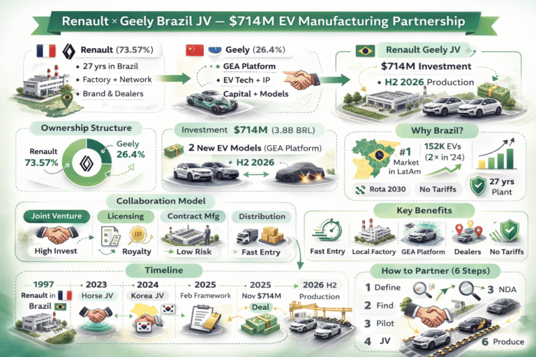 Renault-Geely joint venture in Brazil