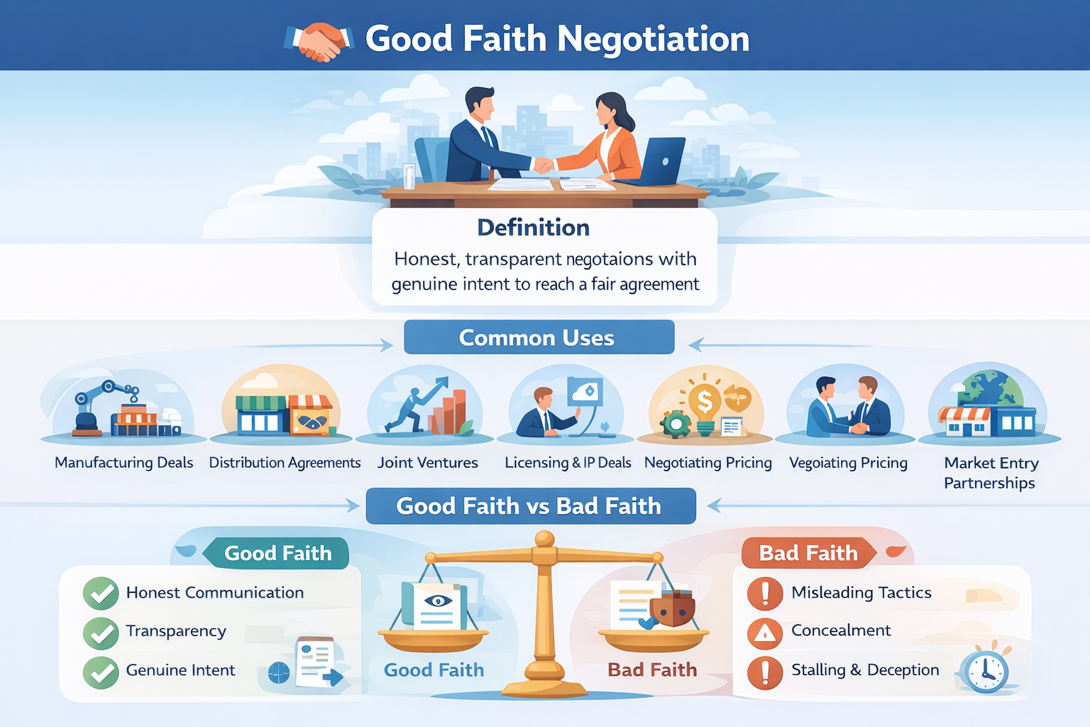 What Is Good Faith Negotiation