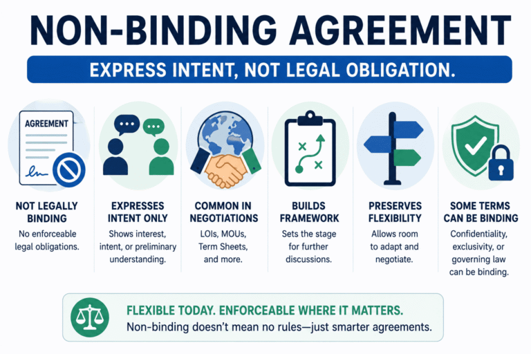 What Is a Non-Binding Agreement