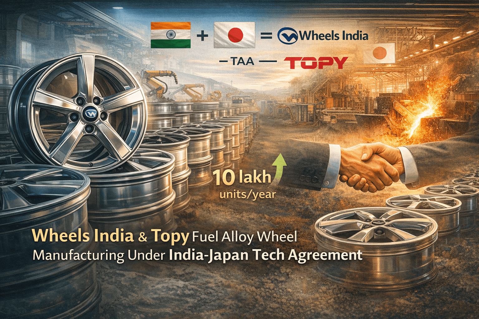 Wheels India × Topy Industries