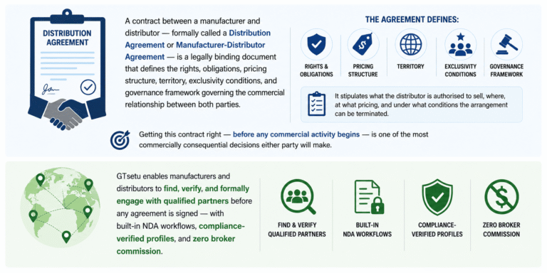Contract Between Manufacturer and Distributor