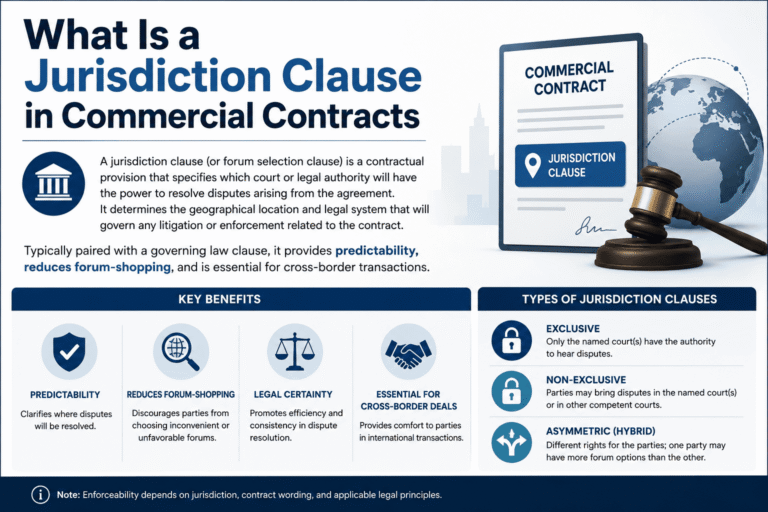 What Is a Jurisdiction Clause in Commercial Contracts