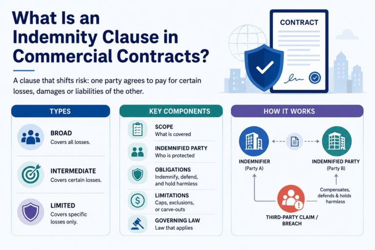 What Is an Indemnity Clause in Commercial Contracts