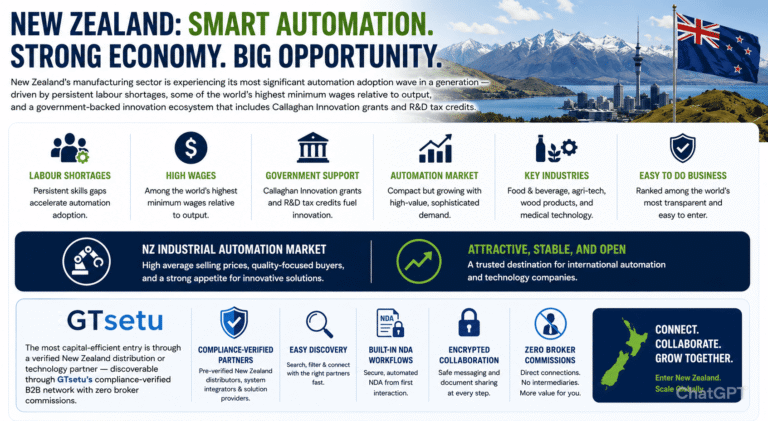 How to Expand Your Manufacturing & Industrial Automation Business to New Zealand
