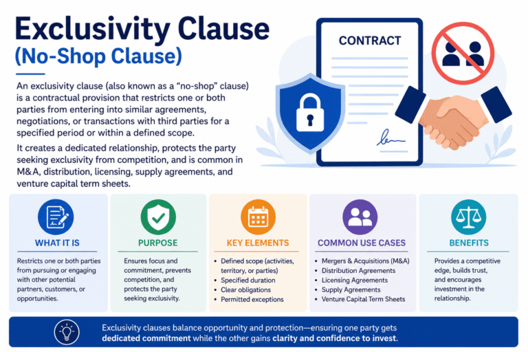 What Is an Exclusivity Clause