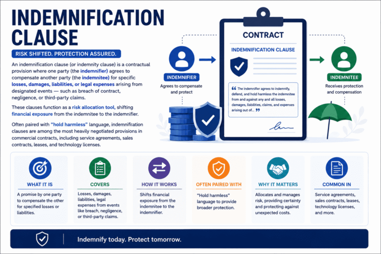 What Is an Indemnification Clause