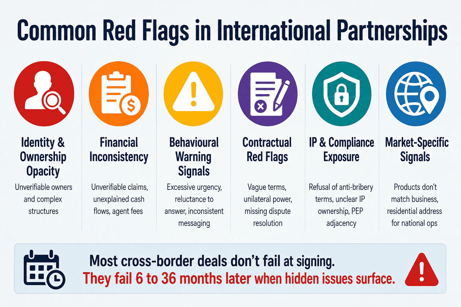 Common Red Flags in International Partnerships