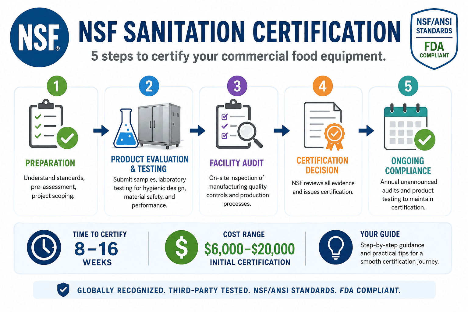 How to Get NSF Sanitation Certification