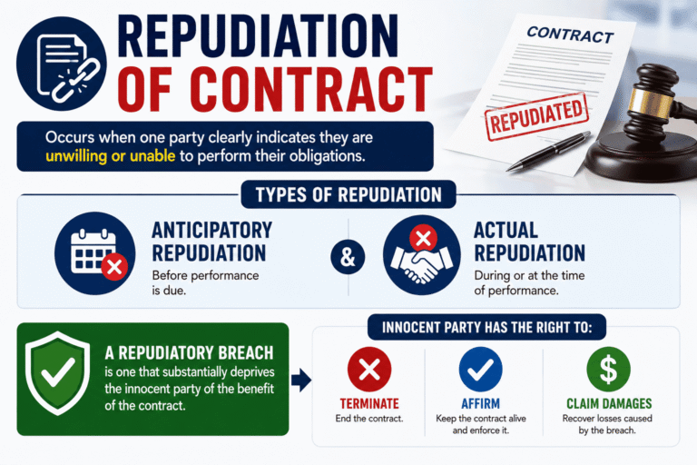 What Is Repudiation of Contract