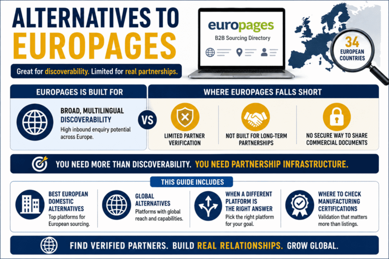 Alternatives to Europages for European B2B Suppliers