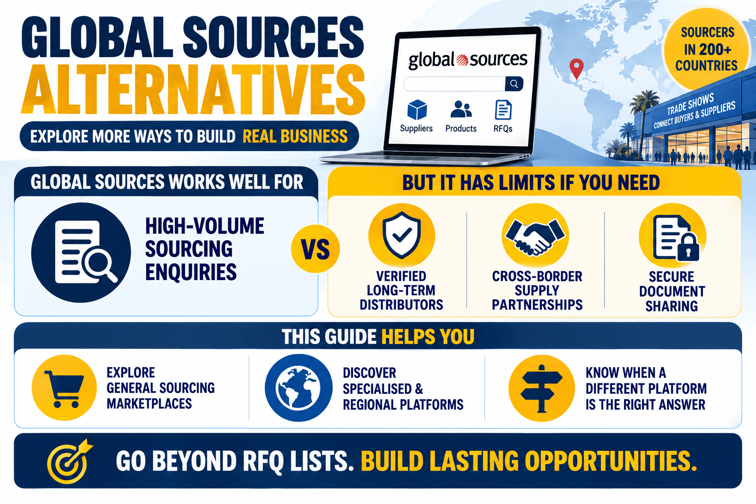 Best alternatives to Global Sources, choose the right platform for your business goal