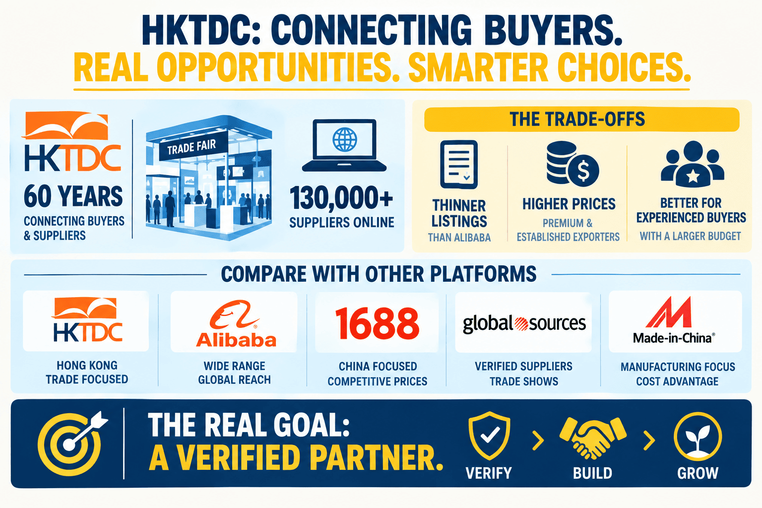 Comparison of HKTDC and alternative B2B sourcing platforms for Asian suppliers and manufacturers
