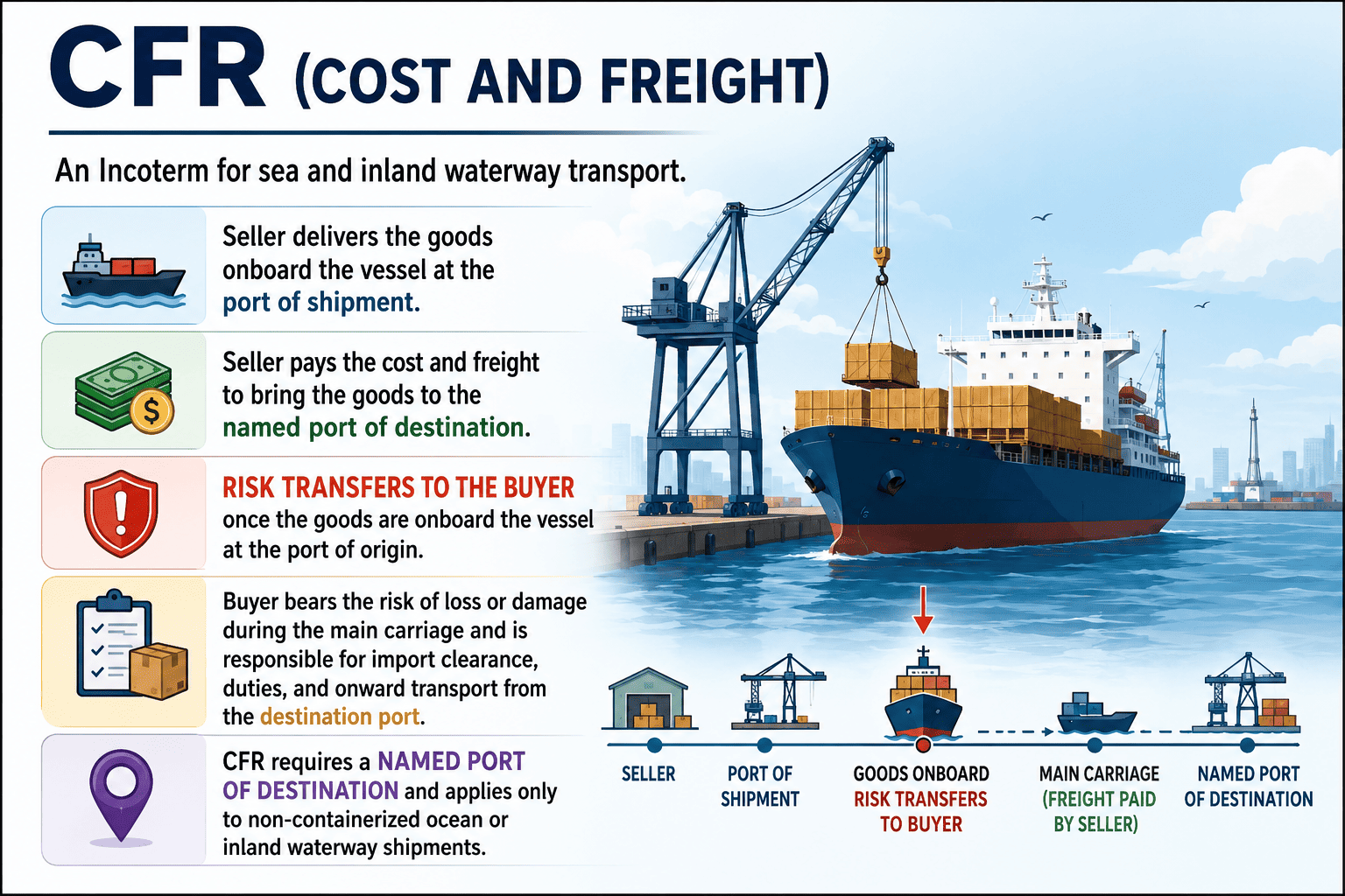 CFR (Cost and Freight)