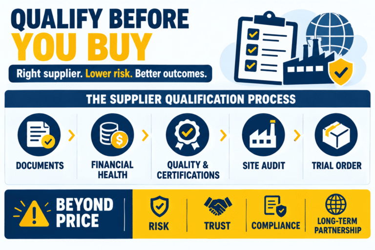 How Do Companies Qualify a New Supplier Before Placing an Order