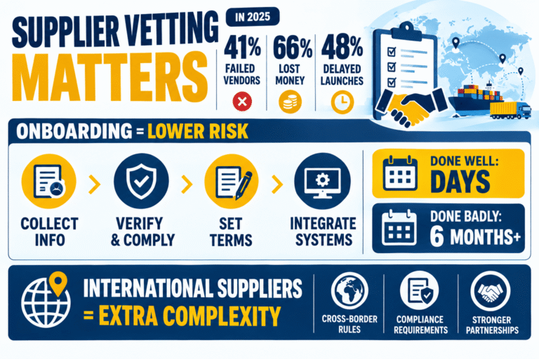 How Do You Onboard a New International Supplier