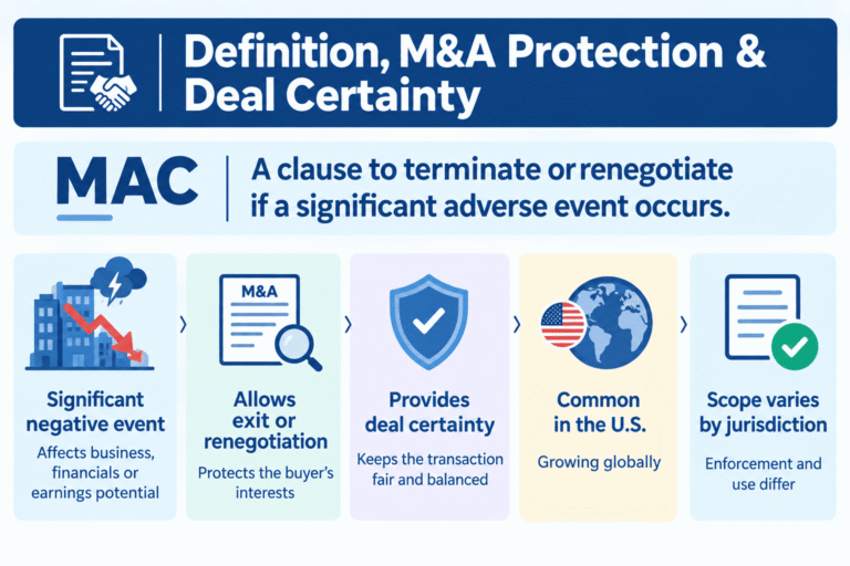 Material Adverse Change (MAC)