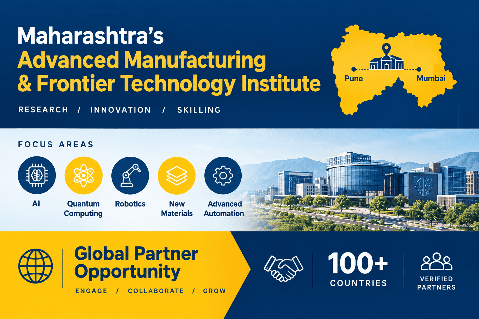 Advanced Manufacturing and Frontier Technology Institute (FTI) Maharashtra: Global Frontier Technology Institute, Pune Innovation City