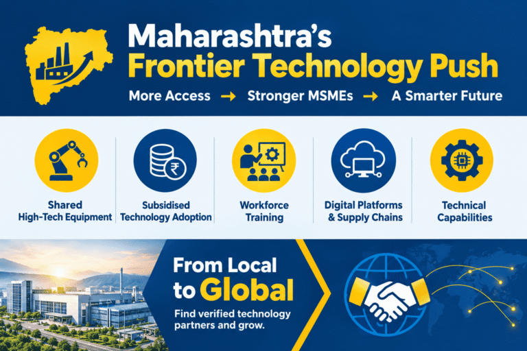 What Maharashtra’s Frontier Technology Push Means for MSME Manufacturers